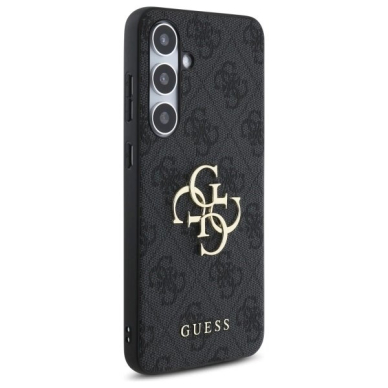 Dėklas Guess GUHCS24FE4GMGGR S24 FE S721 gray/gray hard 4G Big Metal Logo 3