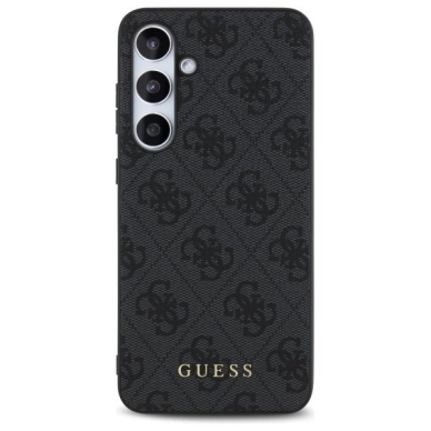 Dėklas Guess GUHCS24FEG4GFGR S24 FE S721 gray/gray hard 4G Metal Gold Logo 2