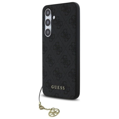 Dėklas Guess GUHCS24FEGF4GGR S24 FE S721 gray/gray hard 4G Charms Collection 1