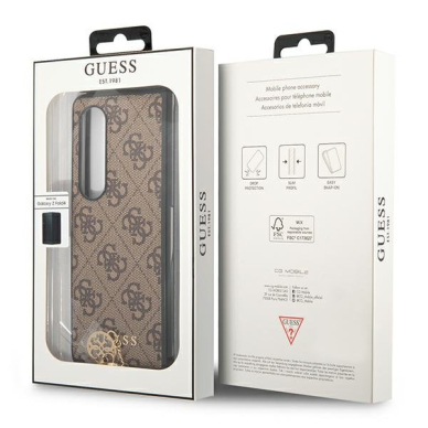 Dėklas Guess 4G Charms Collection GUHCZFD4GF4GBR F936 Samsung Galaxy Z Fold 4 Rudas 2