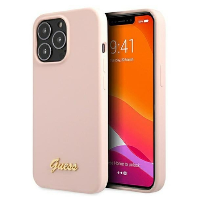 Dėklas Guess GUHMP13LLSLMGLP iPhone 13 Pro / 13 Magsafe Rožinis 1