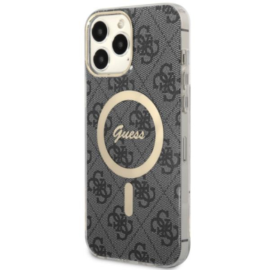 Dėklas Guess 4G MagSafe GUHMP13XH4STK iPhone 13 Pro Max Juodas 1