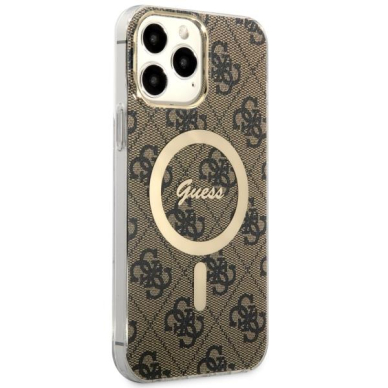 Dėklas Guess 4G MagSafe GUHMP13XH4STW iPhone 13 Pro Max Rudas 3