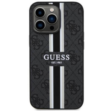 Dėklas Guess 4G Printed Stripes MagSafe GUHMP13XP4RPSK iPhone 13 Pro Max Juodas 2