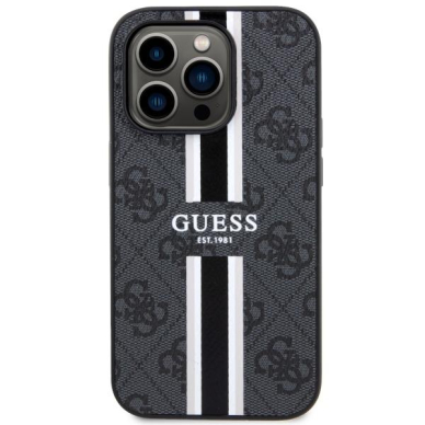 Dėklas Guess 4G Printed Stripes MagSafe GUHMP14LP4RPSK iPhone 14 Pro Juodas 2