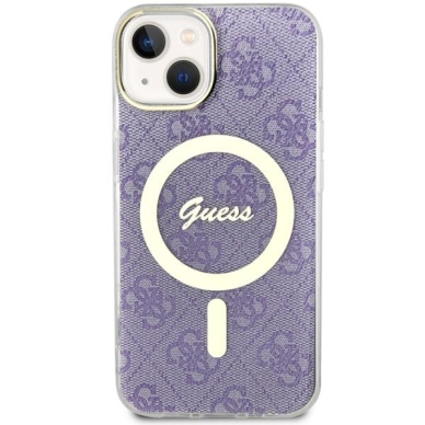 Dėklas Guess 4G MagSafe GUHMP14MH4STU iPhone 14 Plus Purpurinis 2