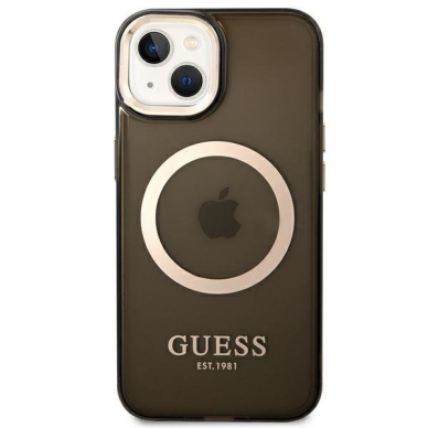 Dėklas Guess Translucent MagSafe GUHMP14MHTCMK iPhone 14 Plus Juodas 2