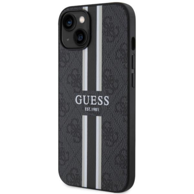 Dėklas Guess 4G Printed Stripes MagSafe GUHMP14MP4RPSK iPhone 14 Plus Juodas 1