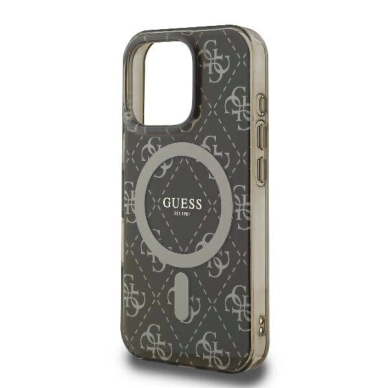 Dėklas Guess IML 4G Background MagSafe  iPhone 16 Pro Max - Rudas 5