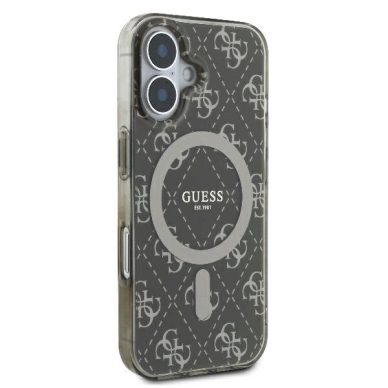 Dėklas Guess IML 4G Background MagSafe iPhone 16  - Rudas 3