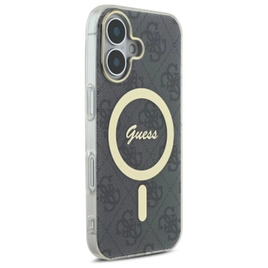 Dėklas Guess IML 4G MagSafe  iPhone 16 Plus - Juodas 3