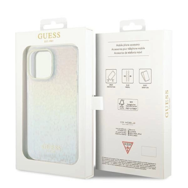 Originalus Guess dėklas IML Faceted Mirror Disco IridescentiPhone 13 Pro Max - Įvariaspalvis 7