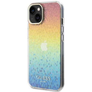 Dėklas Guess IML Faceted Mirror Disco Iridescent   iPhone 15 - multicolored 1