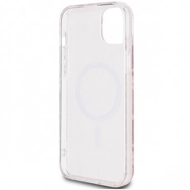 Originalus Guess dėklas IML GCube MagSafeiPhone 15 Plus / 14 Plus - Rožinis 6