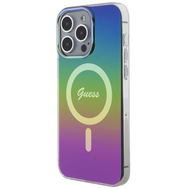 Dėklas Guess IML Iridescent MagSafe   iPhone 15 Pro - Juodas 1