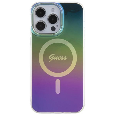 Dėklas Guess IML Iridescent MagSafe   iPhone 15 Pro - Juodas 2