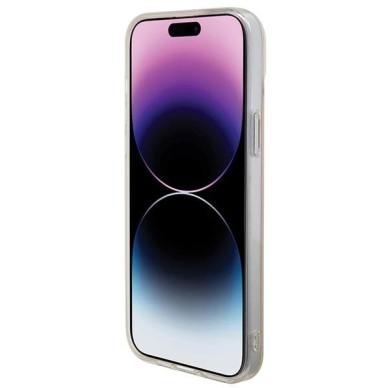 Dėklas Guess IML Iridescent MagSafe   iPhone 15 Pro - Rožinis 4