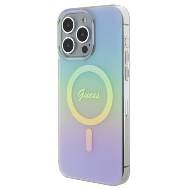 Dėklas Guess IML Iridescent MagSafe   iPhone 15 Pro - turquoise 1