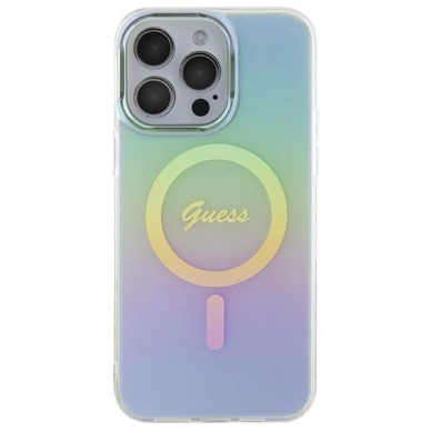 Dėklas Guess IML Iridescent MagSafe   iPhone 15 Pro - turquoise 2