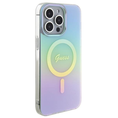 Dėklas Guess IML Iridescent MagSafe   iPhone 15 Pro - turquoise 3