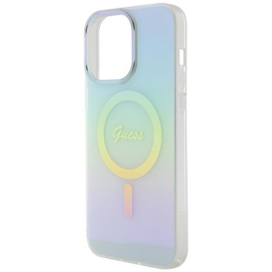 Dėklas Guess IML Iridescent MagSafe   iPhone 15 Pro - turquoise 5