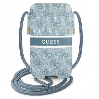 Guess Krepšys GUPHM4GDBL 6.1  Mėlynas/Mėlynas hardcase 4G Stripe