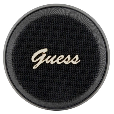 Originalus Guess dėklas Magnetic Script Metal Mėlynastooth speaker - Juodas 2