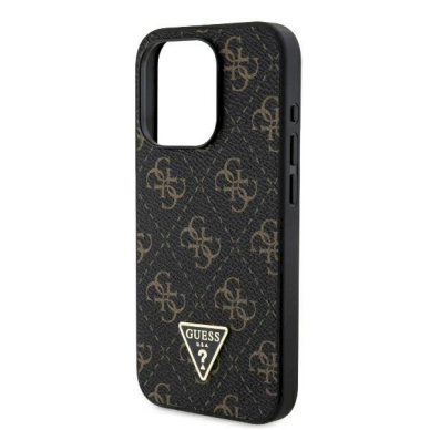 Dėklas Guess New 4G Triangle  iPhone 16 Pro - Juodas 4