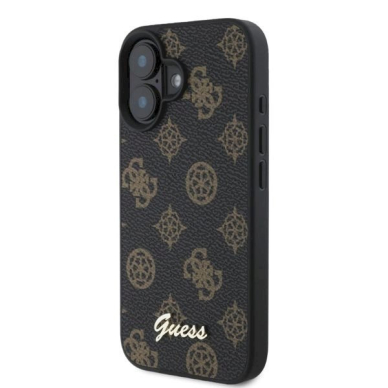 Guess Peony Script MagSafe iPhone 16 Dėklas - juodas 1