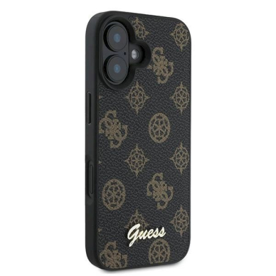 Guess Peony Script MagSafe iPhone 16 Plus Dėklas - juodas 3