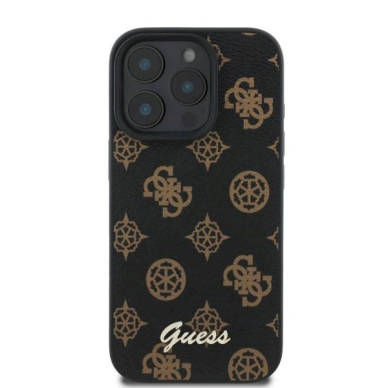 Guess Peony Script MagSafe iPhone 16 Pro Dėklas - juodas 2