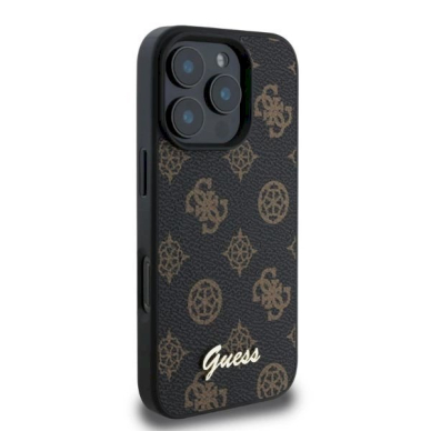 Guess Peony Script MagSafe iPhone 16 Pro Max Dėklas - Juodas 1