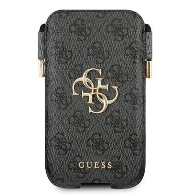 Dėklas Guess Phone bag GUHCP12L4GPSGR 12 Pro Max Tamsiai Pilkas 1