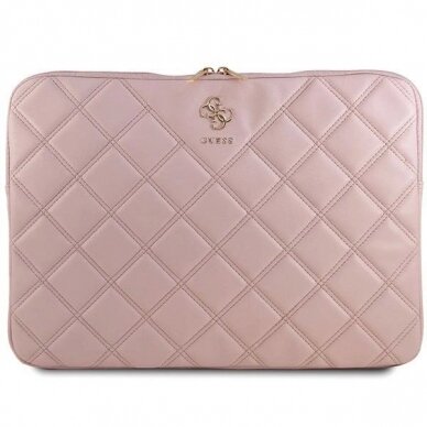 Guess Quilted 4G cover a 16 laptop - Rožinis