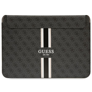 Dėklas Guess Sleeve GUCS14P4RPSK 14" Juodas/ Juodas 4G Printed Stripes