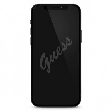 Dėklas Guess Apsauginis Ekrano Grūdintas Stiklas iPhone 12 mini 5,4" Vintage Magic Logo / GUSPP12SSLTR 1