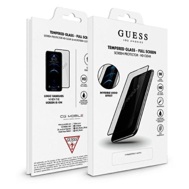 Dėklas Guess Apsauginis Ekrano Grūdintas Stiklas iPhone 12 Pro Max 6,7" Vintage Magic Logo / GUSPP12LSLTR 4