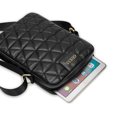 Dėklas Guess Bag 10" Quilted Tablet Bag - Juodas 3