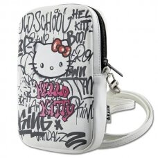 Hello Kitty Dėklas Graffiti Kitty Head bag - Baltas
