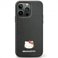 Hello Kitty Dėklas Metal Logo Kitty HeadSamsung Galaxy Z Flip 5 - Juodas