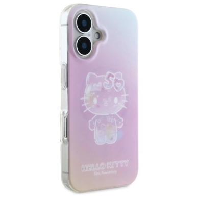 Dėklas Hello Kitty IML 50th Anniversary Magsafe iPhone 16  - Pink 3