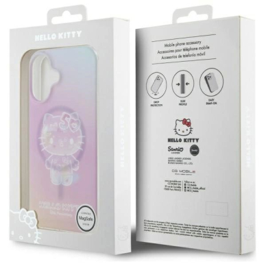 Dėklas Hello Kitty IML 50th Anniversary Magsafe iPhone 16  - Pink 7