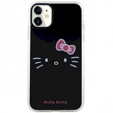 Hello Kitty Dėklas IML Kitty FaceiPhone 11 / Xr - Juodas 2