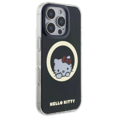 Dėklas Hello Kitty IML Sweet Kitty Magsafe  iPhone 16 Pro Max - Juodas 3