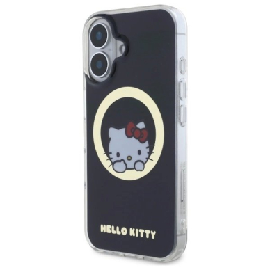 Dėklas Hello Kitty IML Sweet Kitty Magsafe iPhone 16  - Juodas 1