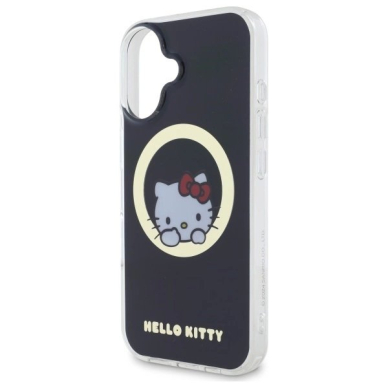 Dėklas Hello Kitty IML Sweet Kitty Magsafe iPhone 16  - Juodas 5