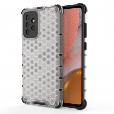 Dėklas Honeycomb Case armor cover with TPU Samsung Galaxy A72 4G Permatomas