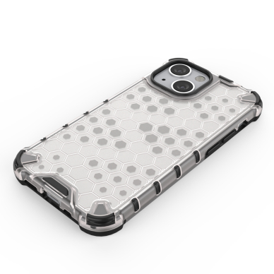 Dėklas Honeycomb Case armor cover with TPU iPhone 13 mini Žalias 4