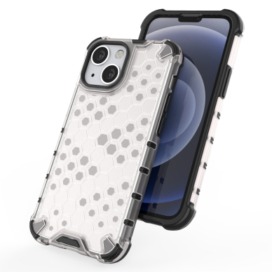 Dėklas Honeycomb Case armor cover with TPU iPhone 13 mini Žalias 7