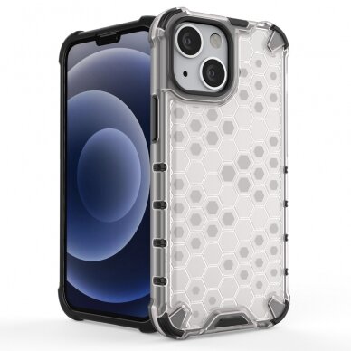 Dėklas Honeycomb Case iPhone 13 Mini permatomas 1